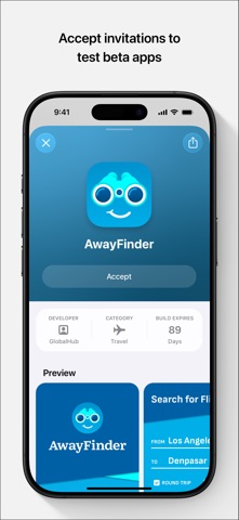 Скриншот TestFlight 2